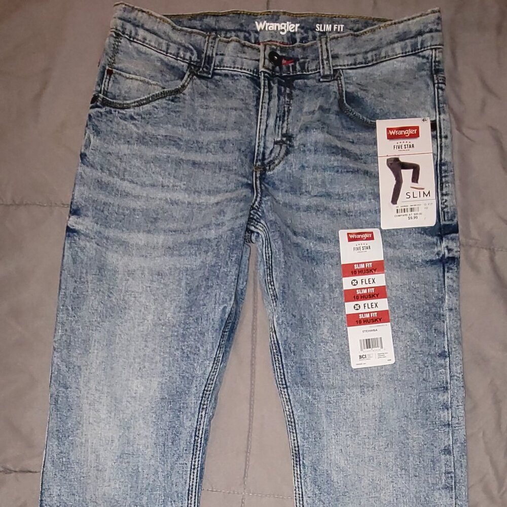 NWT Wrangler's Jeans Size 10 Husky Slim Fit